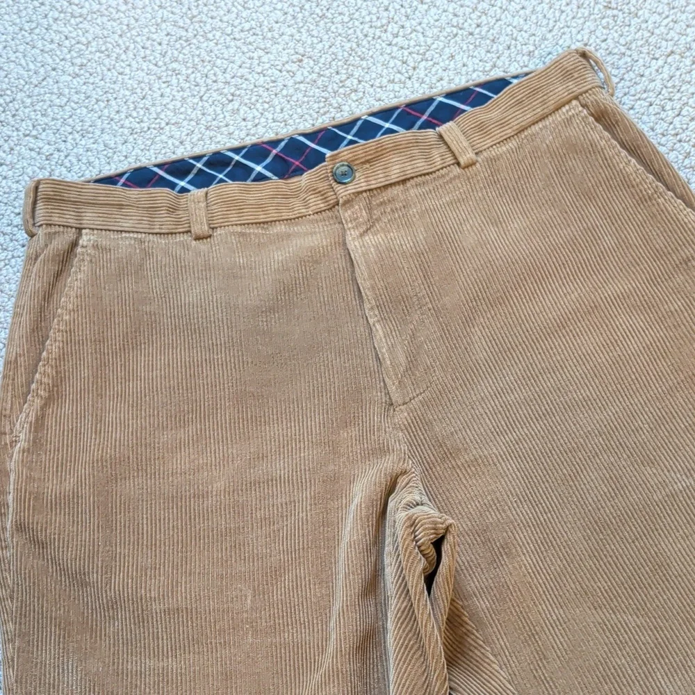 Brooks Brothers Wide Wale Tan Corduroy Pants 38 x 30